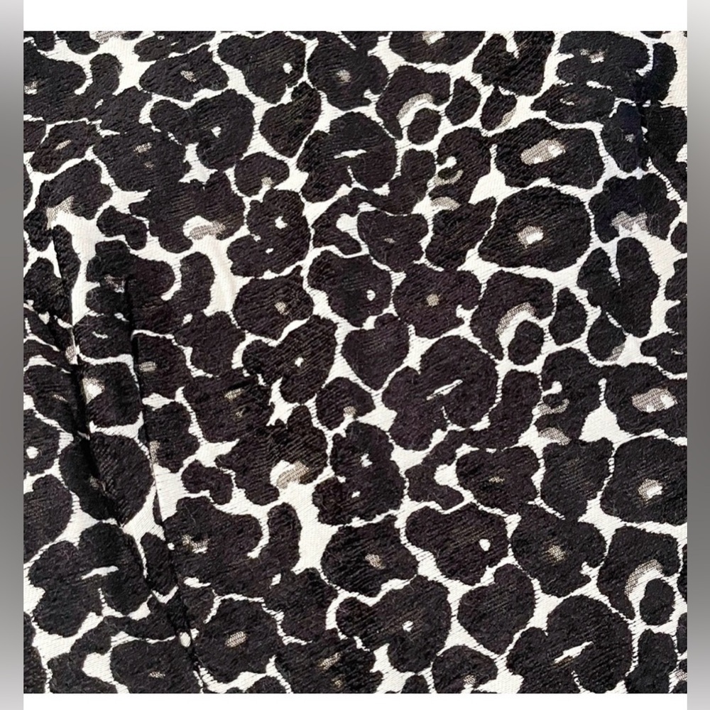 Zara Black and White Leopard Print Dress, Size S - Picture 5 of 14